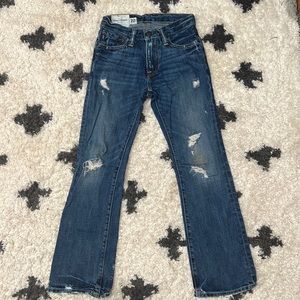 Abercrombie boys Baxter slim cut distressed size 10